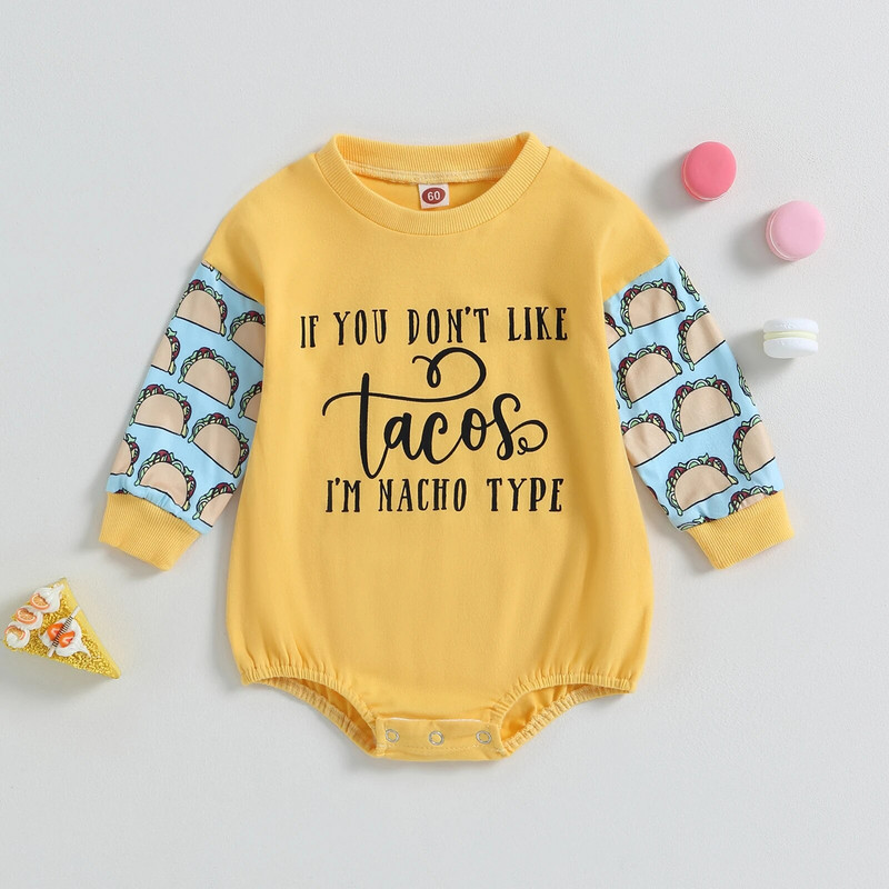 ma&baby 0-18M újszülött csecsemő kisfiú lány lány levélmintás hosszú ujjú jumpsuit játszóruha őszi tavaszi kisgyermek ruházat