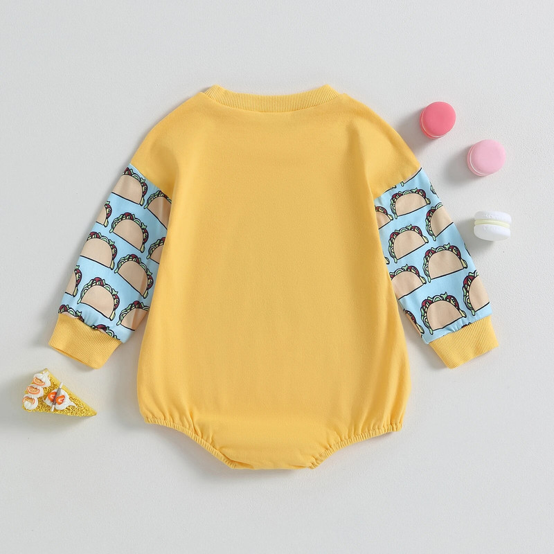 ma&baby 0-18M újszülött csecsemő kisfiú lány lány levélmintás hosszú ujjú jumpsuit játszóruha őszi tavaszi kisgyermek ruházat