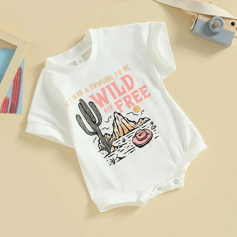 ma&baby 0-24M újszülött csecsemő kisfiú lány lány levél kaktusz mintás rövid ujjú kombinék nyári alkalmi ruházat