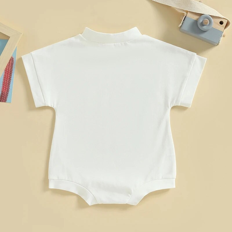 ma&baby 0-24M újszülött csecsemő kisfiú lány lány levél kaktusz mintás rövid ujjú kombinék nyári alkalmi ruházat