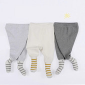 Babaruha lábbeli nadrág pamut csecsemő leggings baba harisnya fiú lány nadrág baba ruhák tavaszi őszi csíkok baba nadrág