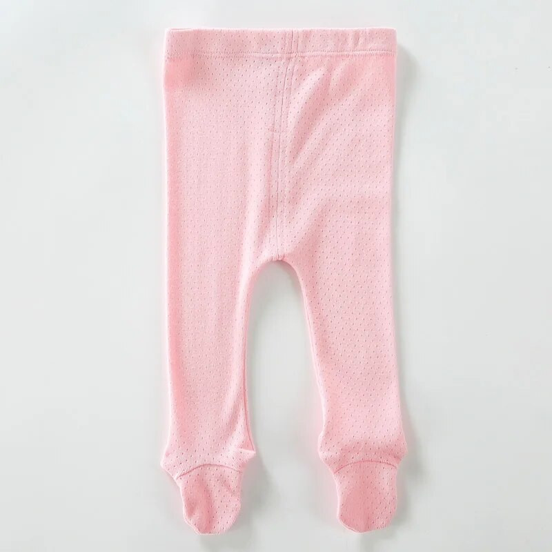 Babanadrág 100% pamut baba újszülött leggings gyerekruha harisnya kisfiú lány lábbeli nadrág rugalmas derék nyári nadrág