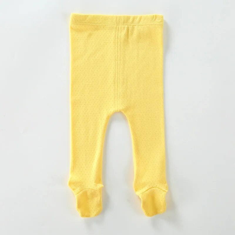Babanadrág 100% pamut baba újszülött leggings gyerekruha harisnya kisfiú lány lábbeli nadrág rugalmas derék nyári nadrág