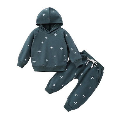 Karácsonyi kisgyermek csecsemő gyerek baba fiú lány ruhák készletek famintás hosszú ujjú felsők nadrágok karácsonyi jelmezek