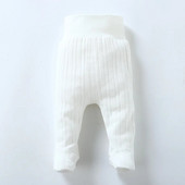 Babanadrág 100% pamut baba gyerekruha baba fiú nadrág lány nadrág nagy rugalmasságú bordás baba nadrág csíkos nadrág