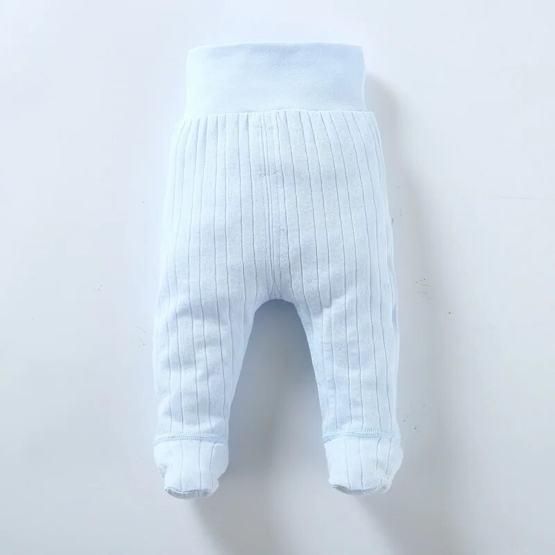 Babanadrág 100% pamut baba gyerekruha baba fiú nadrág lány nadrág nagy rugalmasságú bordás baba nadrág csíkos nadrág