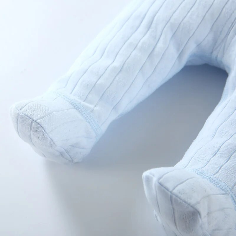 Babanadrág 100% pamut baba gyerekruha baba fiú nadrág lány nadrág nagy rugalmasságú bordás baba nadrág csíkos nadrág