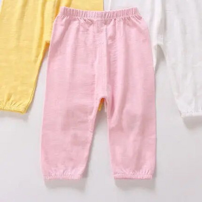 Babaruha rövidnadrág fiú és lány ruha gyerek tavaszi nyár vékony 100% pamut baba meleg nadrág elasztikus derékpánt baba nadrág