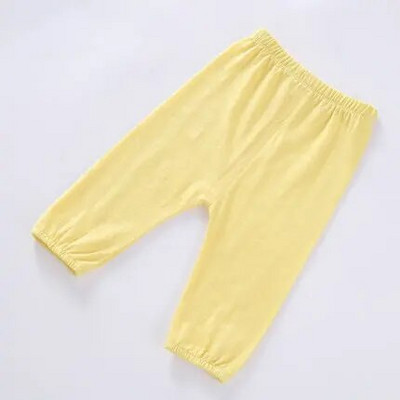 Babaruha rövidnadrág fiú és lány ruha gyerek tavaszi nyár vékony 100% pamut baba meleg nadrág elasztikus derékpánt baba nadrág