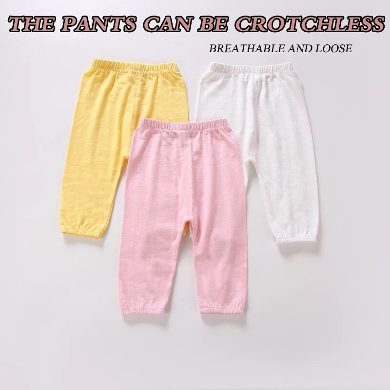 Babaruha rövidnadrág fiú és lány ruha gyerek tavaszi nyár vékony 100% pamut baba meleg nadrág elasztikus derékpánt baba nadrág