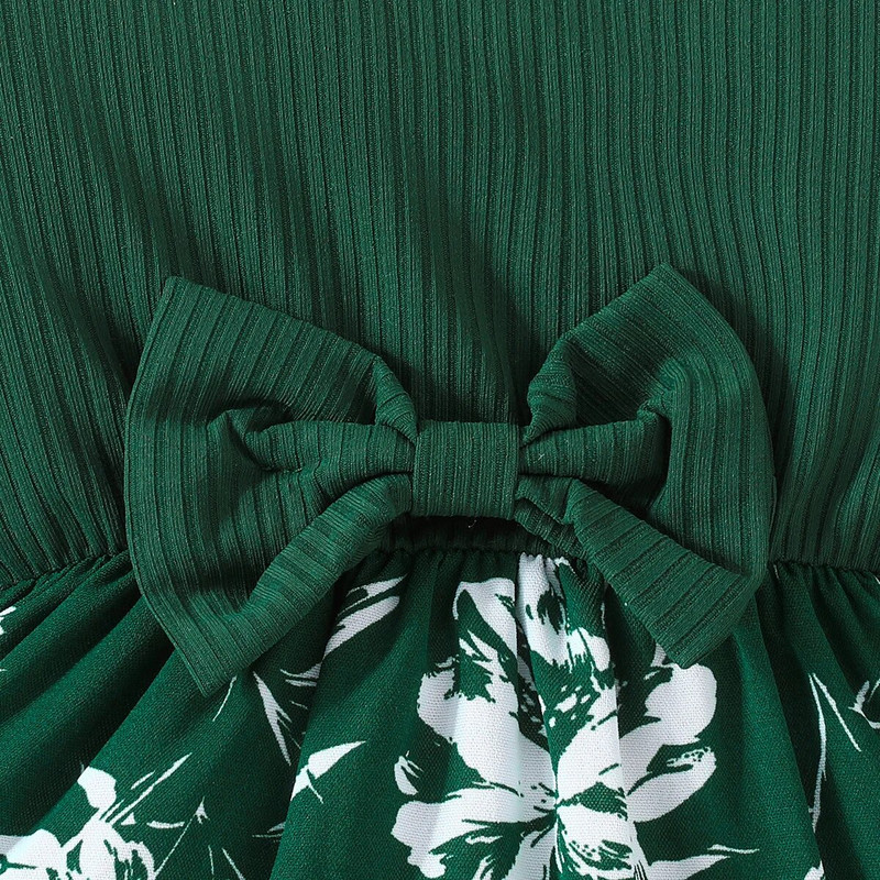 Prowow 3-24M babaruhák Patchwork kis virágos nyomott ruha lányoknak tavaszi őszi ruhák újszülötteknek baba jelmez