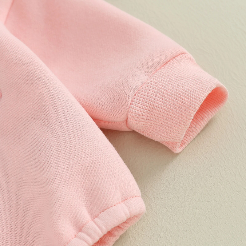 Tavaszi ősz, szép újszülött kislányok, hosszú ujjú, hímzéses, virágos Body Ruhák Kisgyermek Téli Jumpsuit