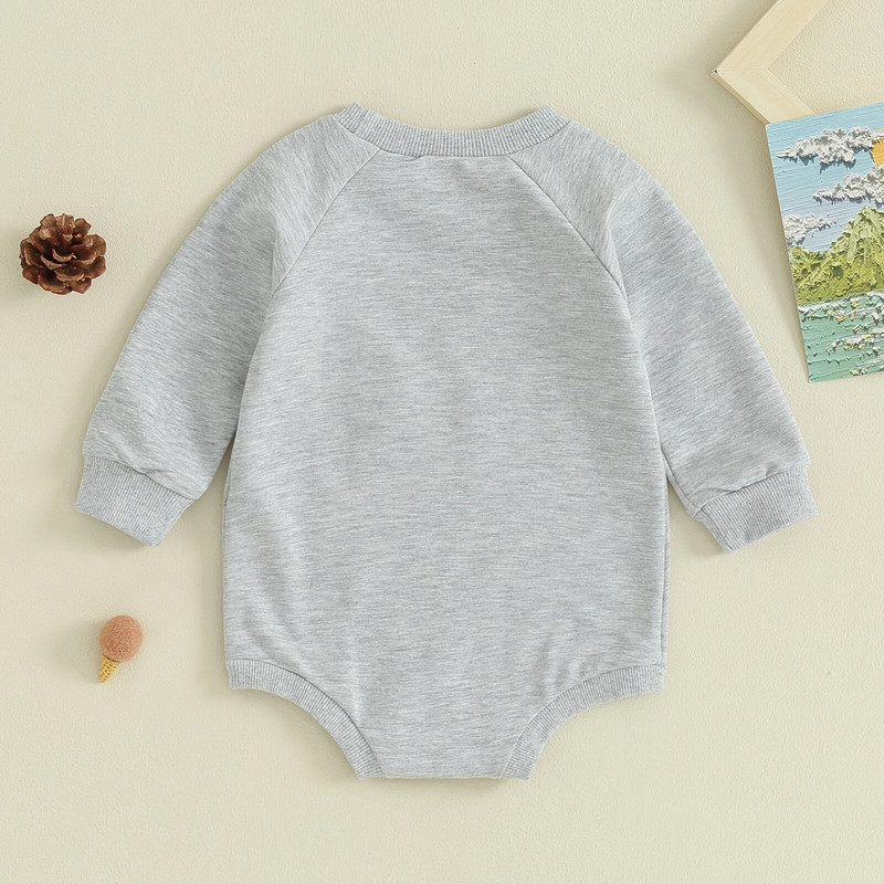 ma&baby 0-18M újszülött kisgyermek kisfiú kisbaba alkalmi hosszú ujjú, betűs kombiné őszi tavaszi ruházat