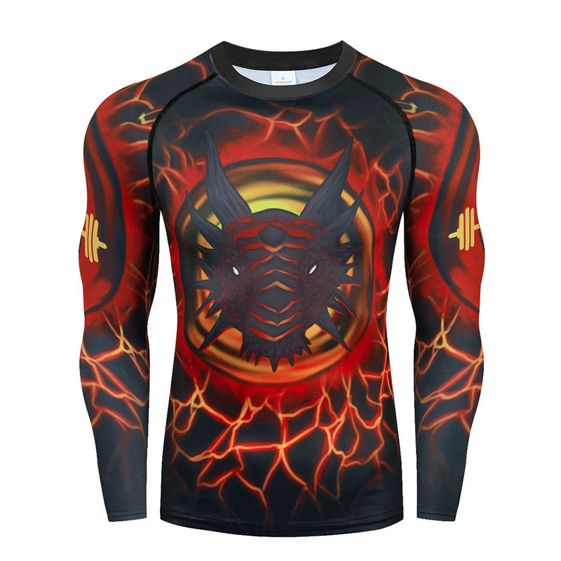 Férfi futószett tornaterem leggings, termál fehérnemű Spartan Compression Fitness Mma Rashguard férfi gyorsan száradó harisnya atléta ruha