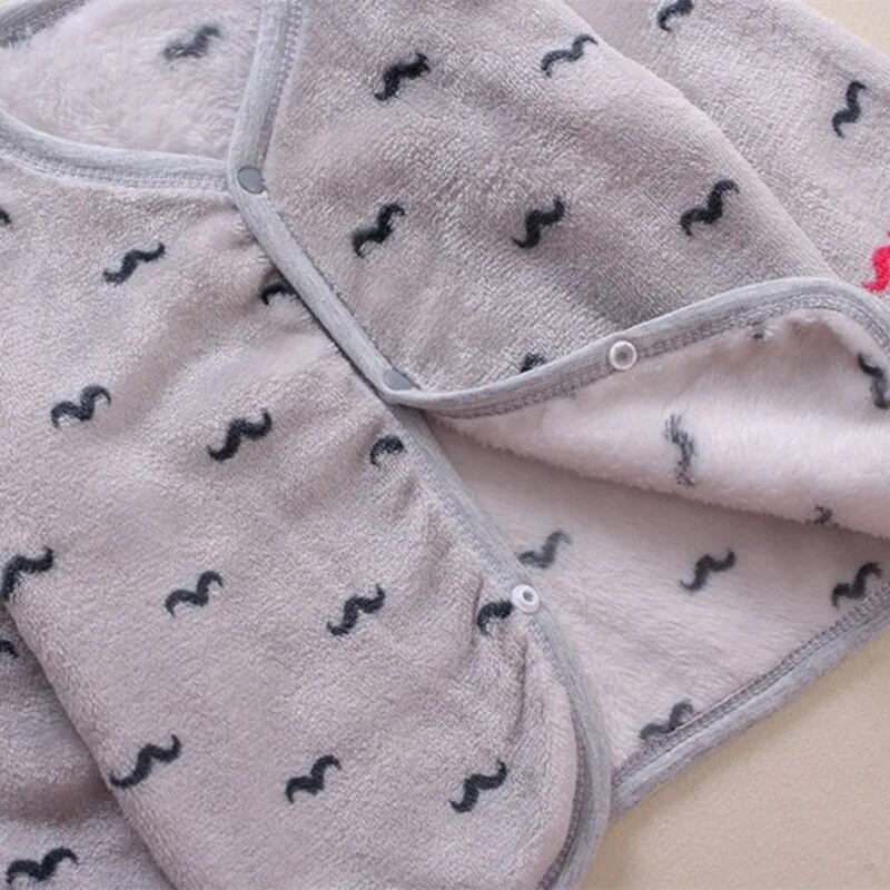 Babaruha szettek fiúk és lányok hosszú ujjú ruhák újszülött vastag kabát flanel öltönyök felsők + nadrág puha 2 db 0-18 hónapig