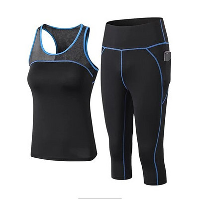 2023-as új női jógaszett, gyorsan száradó, 2 részes női kültéri sportruházat, fitneszruha, nagy méretű sport edzés nőknek