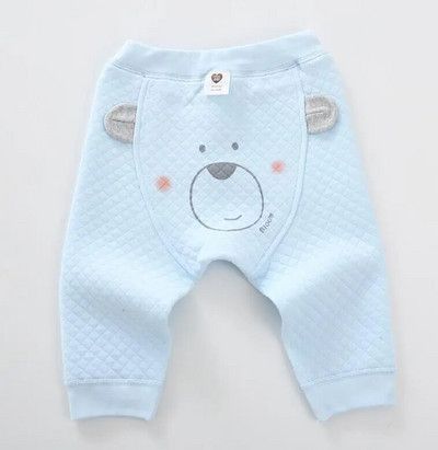 Baba nadrág 100% pamut nadrág gyerekruha gyerekruha baba fiú nadrág lány nadrág medve 3D fül baba nadrág meleg nadrág