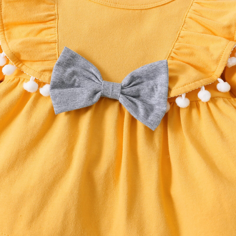 3M-24M újszülött kislány ruha szett Tipegő lány ruhák divatos nagy masnis felső + nadrágok nagy kiárusítás gyerekek lány ruhák ruhák