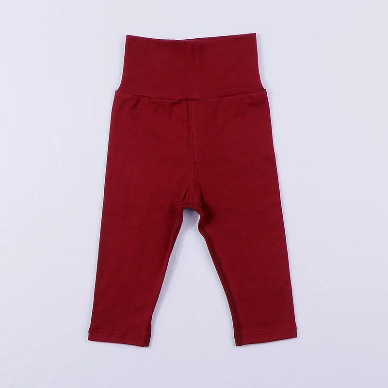 Babaruha hosszú nadrág pamut leggings rugalmas harisnya babaruha tavasz ősz gyerek fiú és lány nadrág magas derékpánt