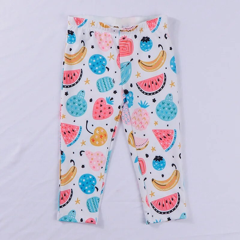 Gyermek ruhák leggings nyári és tavaszi divat spandex hosszú nadrág gyerek lány leggings 2-7 éves nadrág izzadság legging