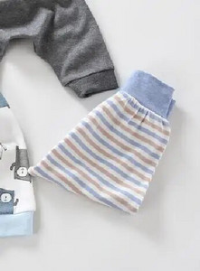 Babaruha lány fiú nadrág 100% pamut tavaszi őszi nadrág baba hosszú nadrág gyerekruha magas bordás derék gyerek nadrág