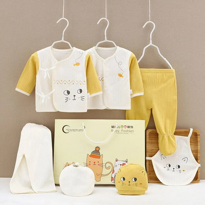 Újszülött ruhák Újszülött baba ruhagarnitúrák Pamut fiú ruhák öltönyök lányoknak Rajzfilm Újszülött kislány 0-3 hónapos ruhák
