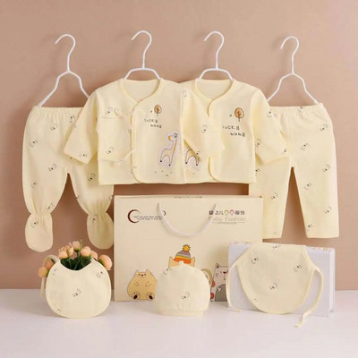 Újszülött ruhák Újszülött baba ruhagarnitúrák Pamut fiú ruhák öltönyök lányoknak Rajzfilm Újszülött kislány 0-3 hónapos ruhák