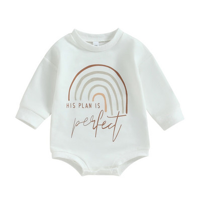 ma&baby 0-18M Újszülött Baba Fiú Lány Nyomtató Kisgyermek Hosszú ujjú Jumpsuit játszóruha Őszi tavaszi ruházat