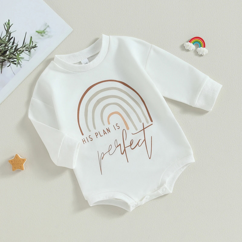 ma&baby 0-18M Újszülött Baba Fiú Lány Nyomtató Kisgyermek Hosszú ujjú Jumpsuit játszóruha Őszi tavaszi ruházat