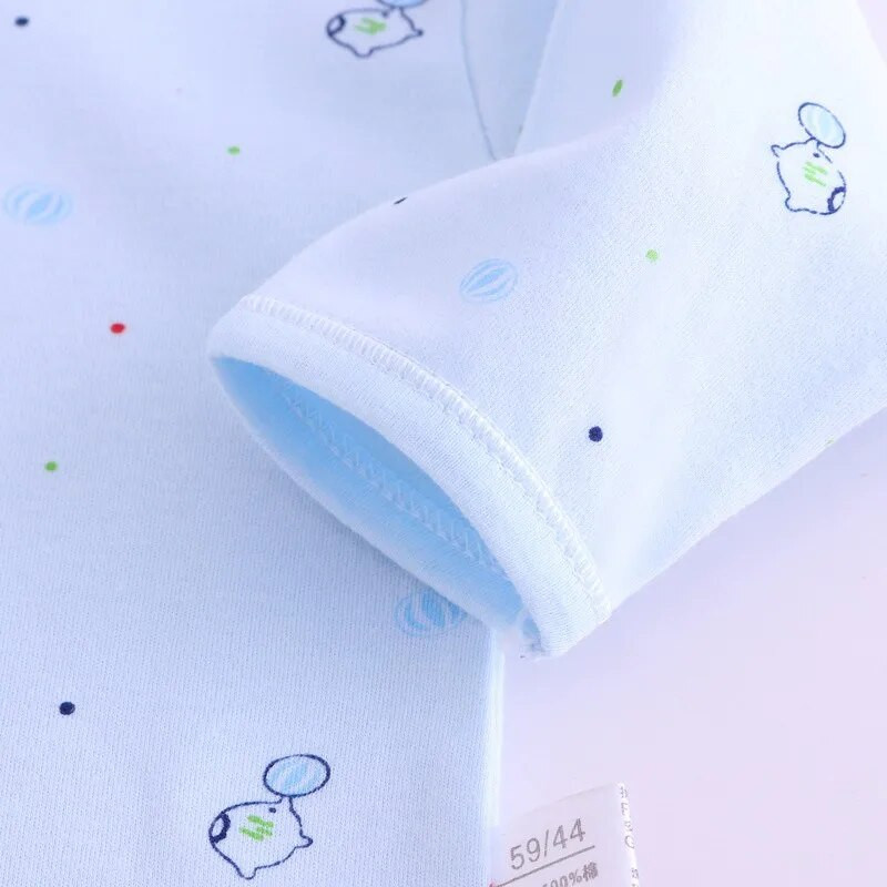 7db újszülött ruha szett tiszta pamut babaruha szett Rajzfilm mintás ruha kisfiúknak lányoknak újszülött baba ajándék doboz nélkül