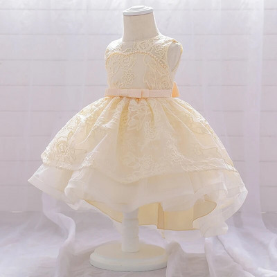 Kislány ruha Újszülött hercegnő ruha gyerekeknek első 1 éves születésnapi csecsemő party Tutu kisgyermek keresztelő gyerek ruhák