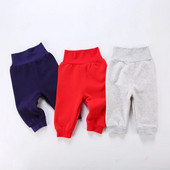 Babaruha kislány fiú nadrág pamut téli nadrág baba fiú ruhák kislány ruhák gyerekruhák magas derekú gyermeknadrágok