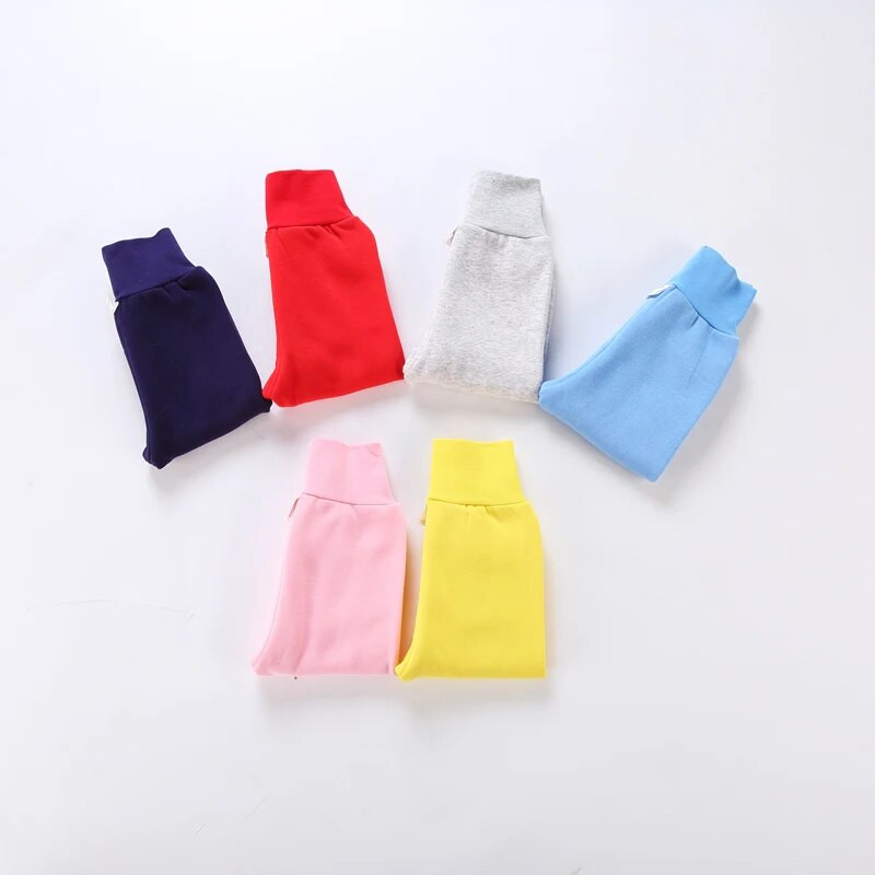 Babaruha kislány fiú nadrág pamut téli nadrág baba fiú ruhák kislány ruhák gyerekruhák magas derekú gyermeknadrágok