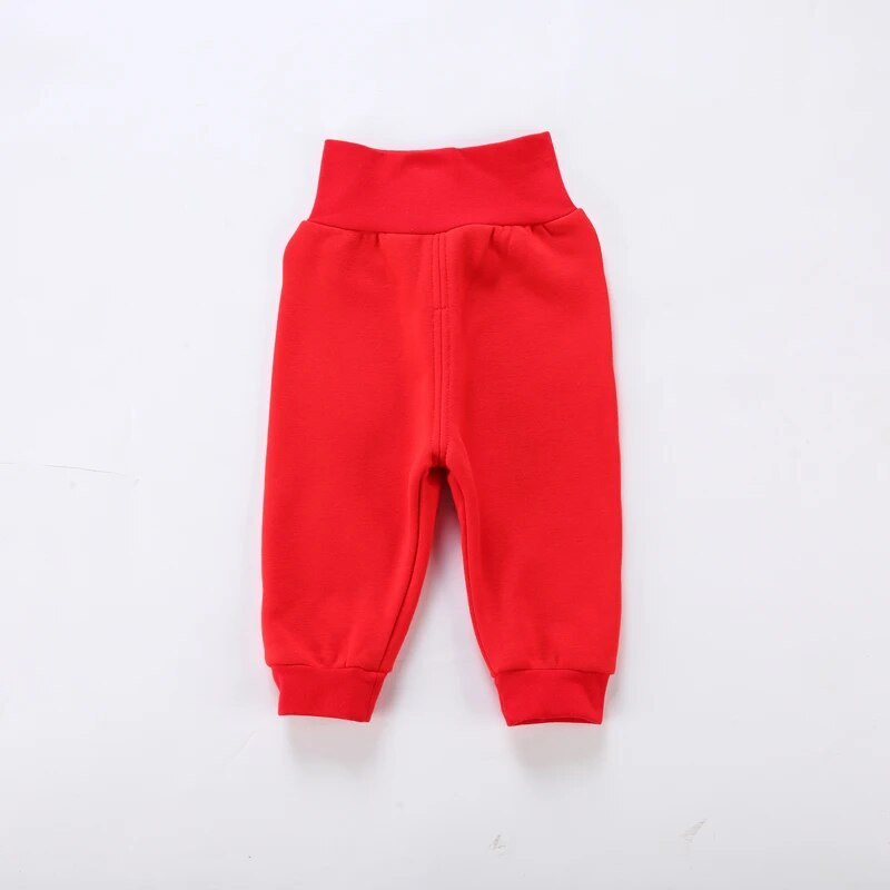 Babaruha kislány fiú nadrág pamut téli nadrág baba fiú ruhák kislány ruhák gyerekruhák magas derekú gyermeknadrágok