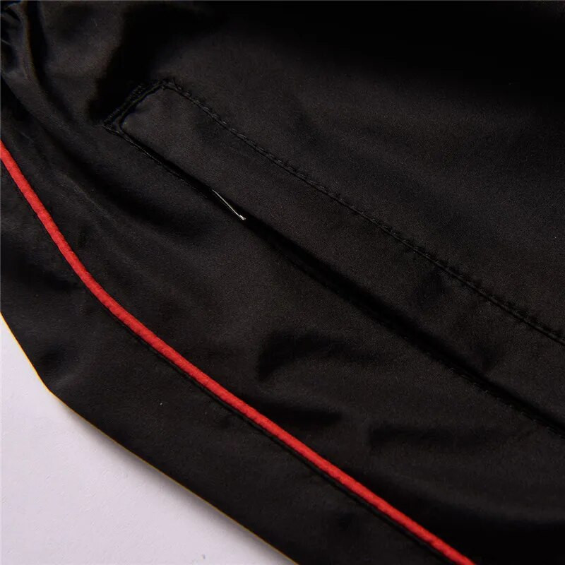 Új férfi szett tavaszi őszi tréningruha sportruházat szett 2 részes sportruha kabát + nadrág pulóver Férfi ruházat Ázsiai méret L-5XL