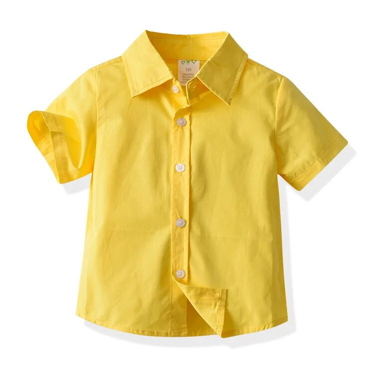 Kisfiú Ruhák Kisgyermek bankett ruha Csecsemő tömör csokornyakkendő ing + kockás függőnadrág 2db öltöny Gyerek party ruha szettek