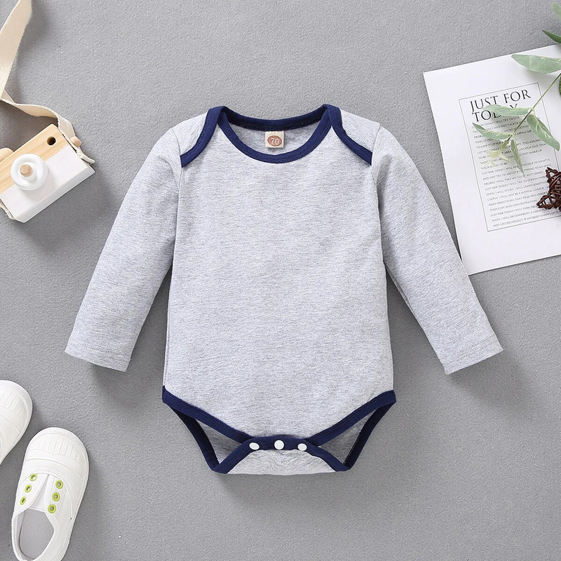 3Pack Baby Boy Nyomtató Hosszú ujjú Body Tipegő Fiú Ruha Szett Újszülött Dinoszaurusz Nyomtatás Nyomtató Csepp szállítás