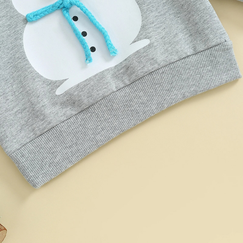 ma&baby 0-3Y karácsonyi újszülött csecsemő kisgyermek kislány fiú hosszú ujjú felsők Hóember karácsonyi jelmezek alkalmi ruhák