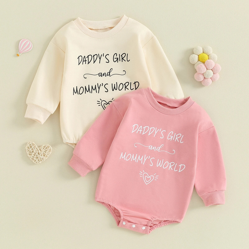 ma&baby 0-18M újszülött csecsemő totyogó kislány kislány aranyos levélmintás hosszú ujjú kombiné őszi tavaszi ruházat