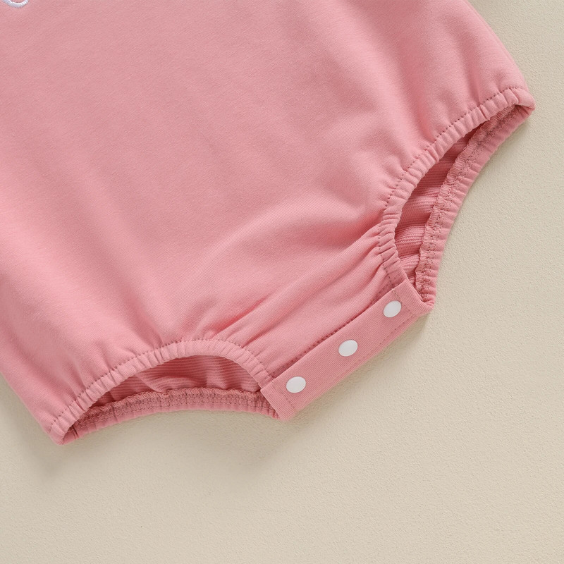 ma&baby 0-18M Újszülött Kisgyermek Kislány Letter Romper Hosszú ujjú Jumpsuit őszi tavaszi alkalmi ruházat