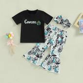 1-6 éves kislányok karácsonyi ruha szettek Cosplay Mikulás szőrme flitteres, rövid ujjú váll felsők nadrággal, gyerek jelmez