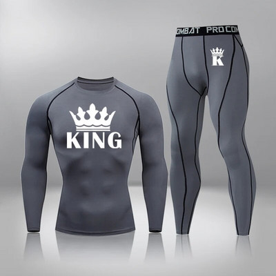 Vyriški kompresiniai sportiniai kostiumai, bėgimo sportiniai kostiumai, greitai džiūstantys treniruoklių salės pėdkelnės Treniruotės drabužiai, bėgiojimas, kvėpuojantis sporto rinkinys