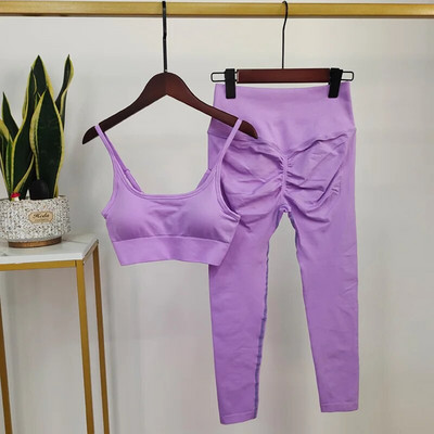 Zökkenőmentes sportruhák Női jógakészlet Fitnesz-edzőruhák Női Sportruházat Jógaruhák Edzőterem Vékony tréningruha Női