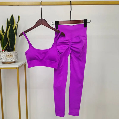 Zökkenőmentes sportruhák Női jógakészlet Fitnesz-edzőruhák Női Sportruházat Jógaruhák Edzőterem Vékony tréningruha Női