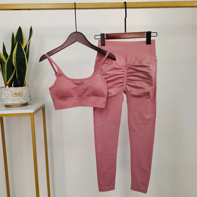 Zökkenőmentes sportruhák Női jógakészlet Fitnesz-edzőruhák Női Sportruházat Jógaruhák Edzőterem Vékony tréningruha Női