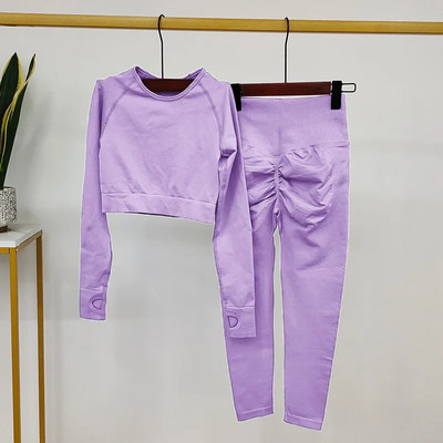 Zökkenőmentes sportruhák Női jógakészlet Fitnesz-edzőruhák Női Sportruházat Jógaruhák Edzőterem Vékony tréningruha Női