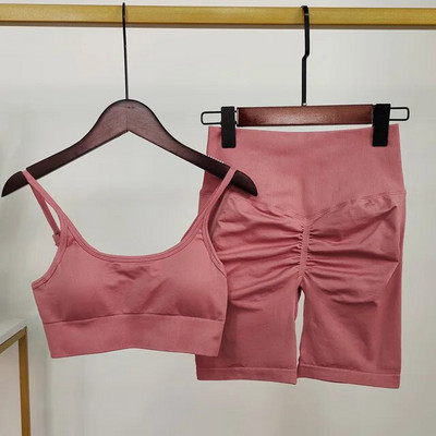 Zökkenőmentes sportruhák Női jógakészlet Fitnesz-edzőruhák Női Sportruházat Jógaruhák Edzőterem Vékony tréningruha Női