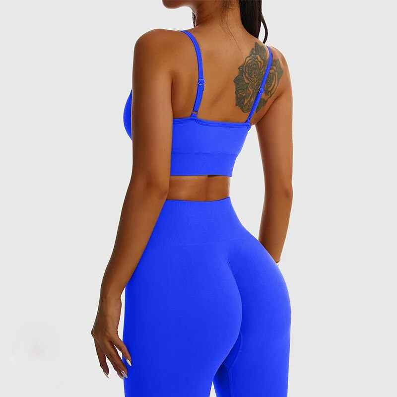 Zökkenőmentes sportruhák Női jógakészlet Fitnesz-edzőruhák Női Sportruházat Jógaruhák Edzőterem Vékony tréningruha Női