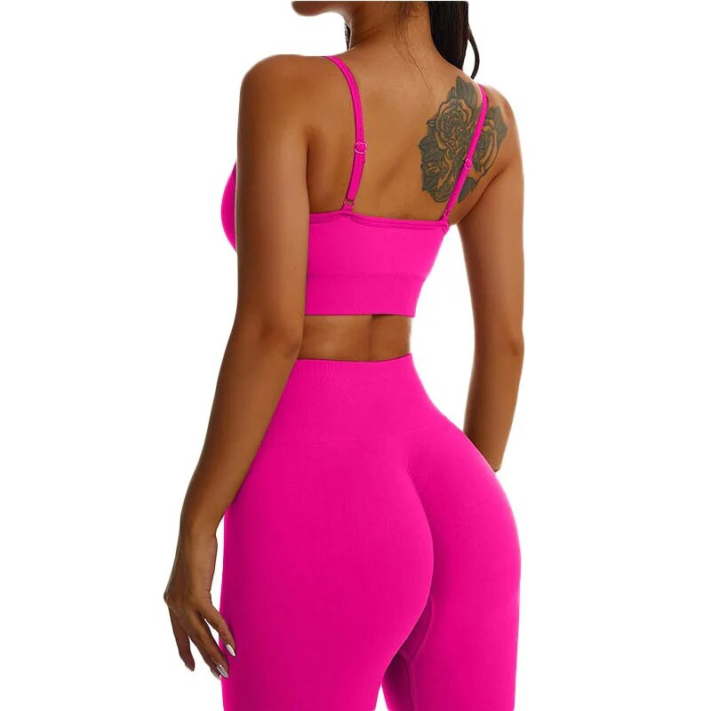 Zökkenőmentes sportruhák Női jógakészlet Fitnesz-edzőruhák Női Sportruházat Jógaruhák Edzőterem Vékony tréningruha Női