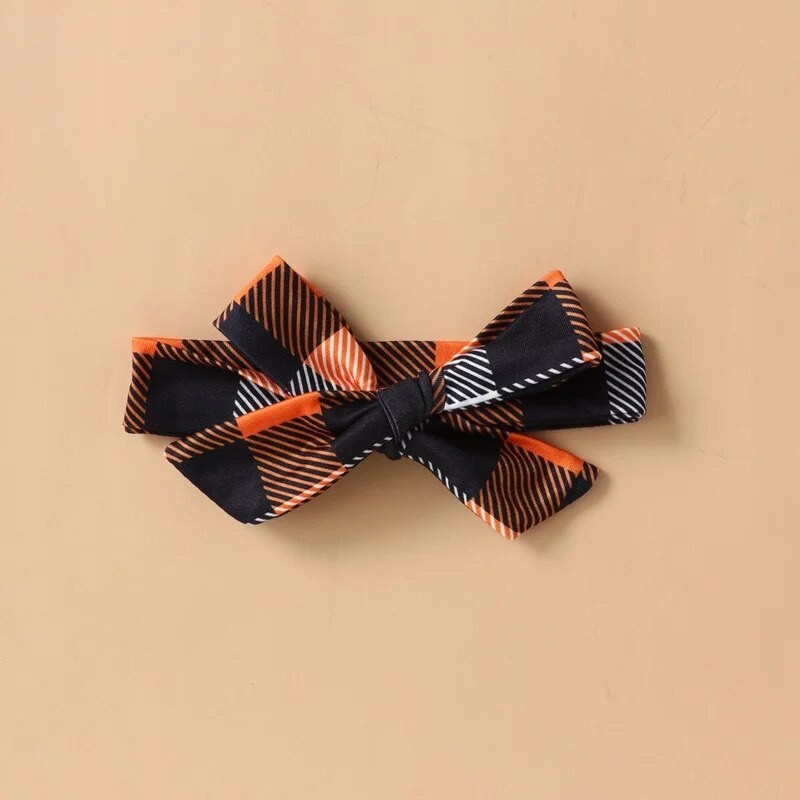 Baba Halloween ruhák Kislány ruhák 3 db szett Letter repülő ujjú hosszú ujjú felsők + szoknya + fejpánt 0-18M